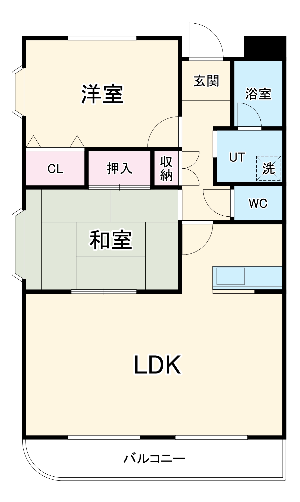 フォレスタ社が丘の間取り