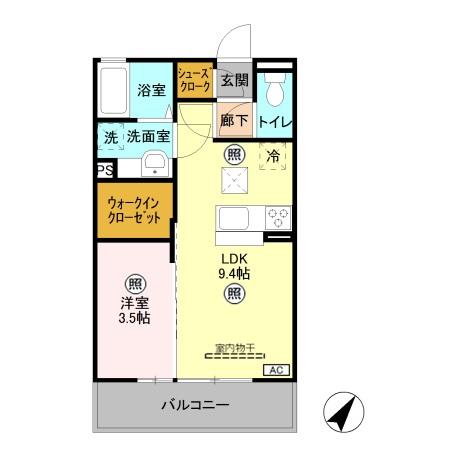 D-room ibukiの間取り