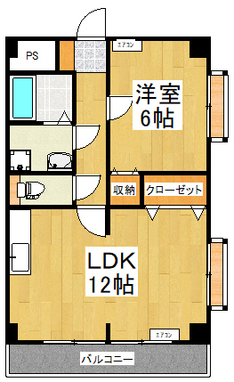 フォルテシムラAの間取り