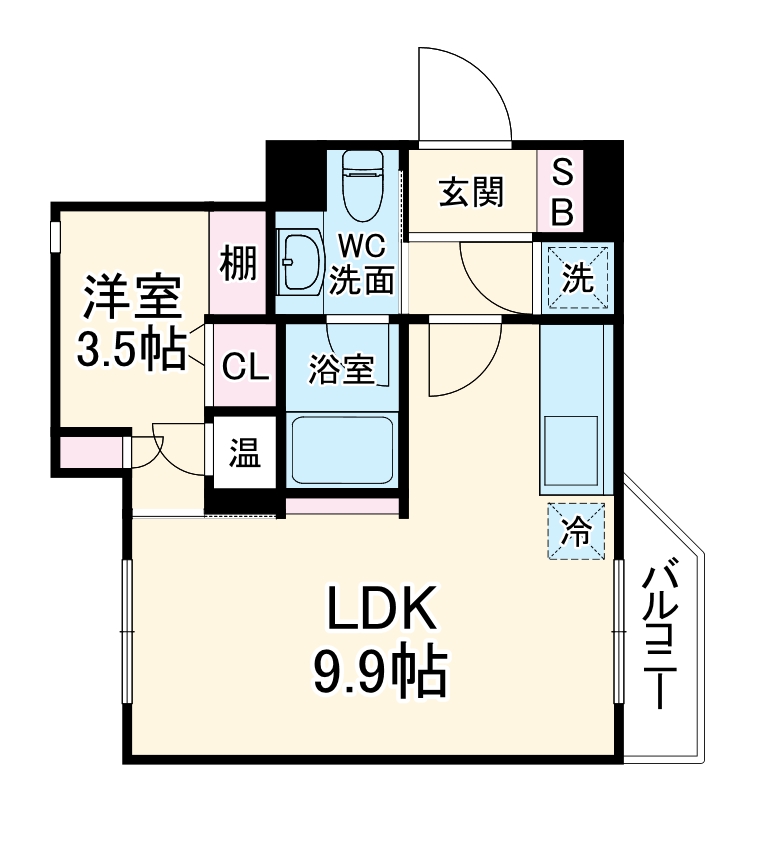 Park Side Mibu annexの間取り