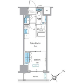 ルフォンプログレ赤塚の間取り