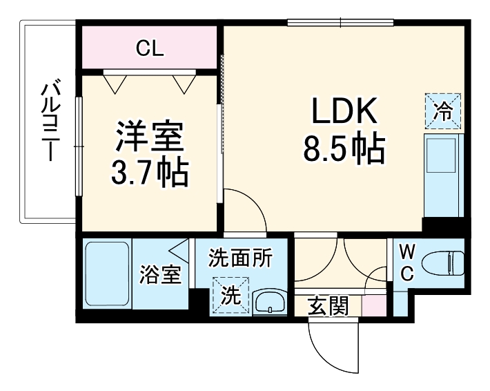 AJ南流山の間取り