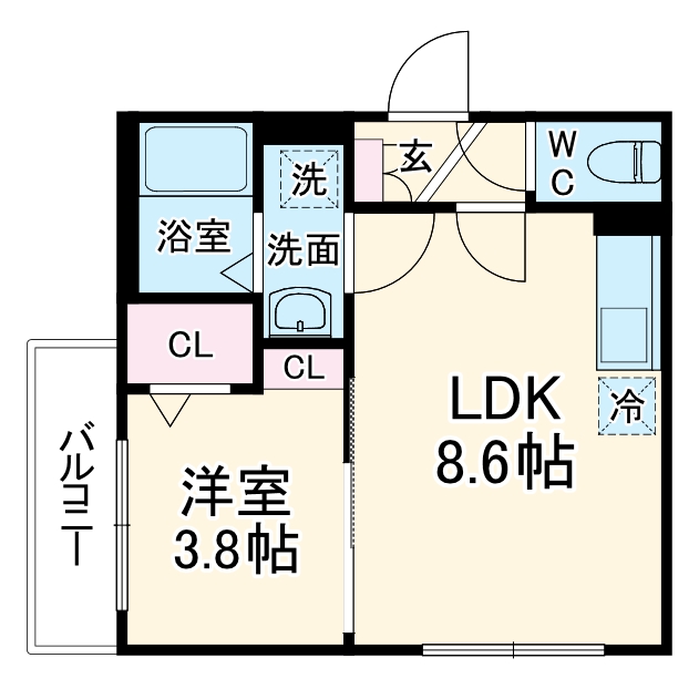 AJ南流山の間取り
