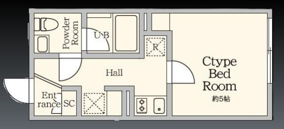 AGRACES北新宿Ⅱの間取り