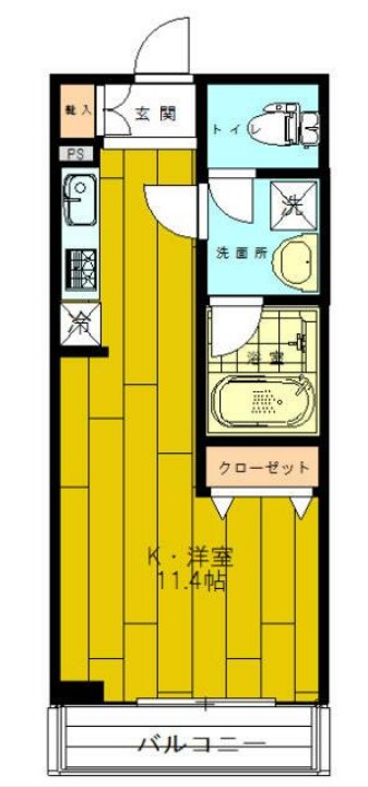フェリスフォッサートの間取り