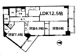 翠峯壱番館の間取り