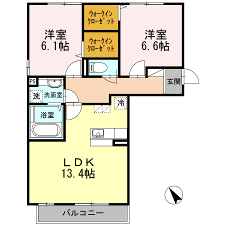 サウススクエア 3番館の間取り