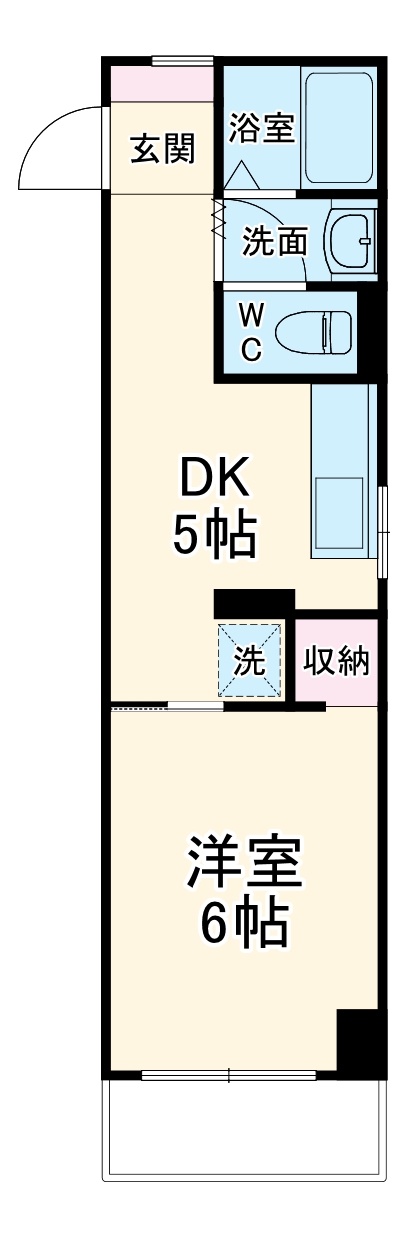 神明ハイツの間取り