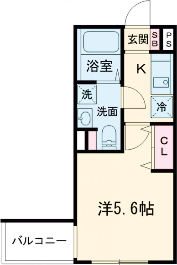 ラフィスタ亀有Ⅱの間取り