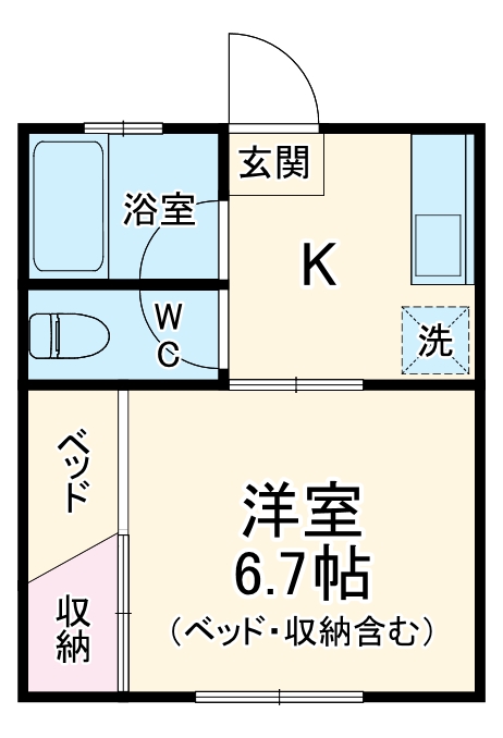 フラッツシガの間取り