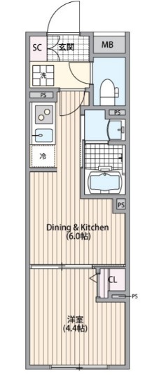 GRANPASEO中野Ⅲの間取り