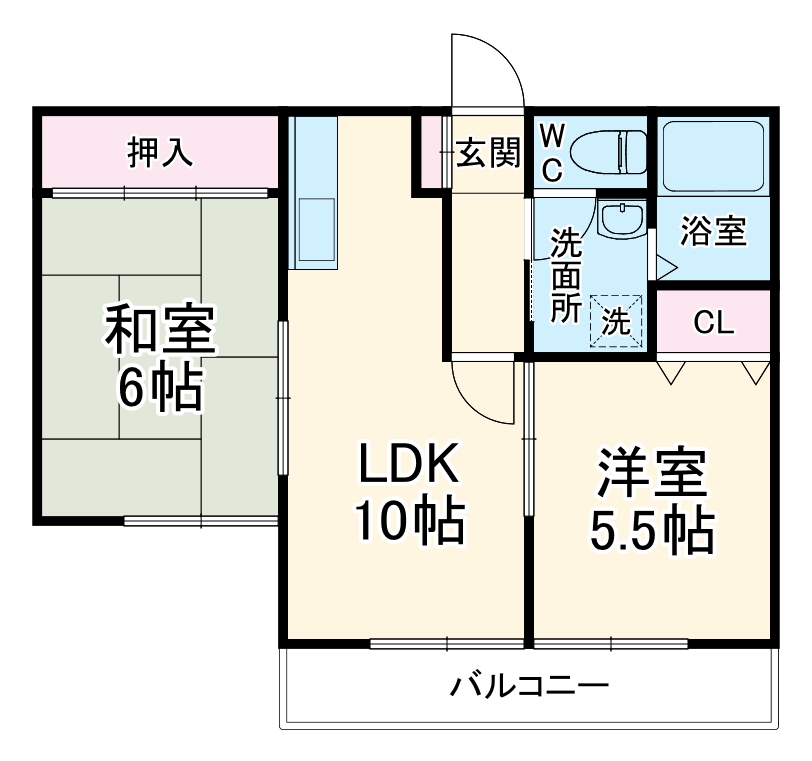 メゾン戸張の間取り