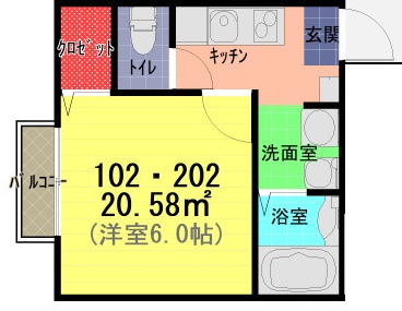 アンバー・ネストの間取り