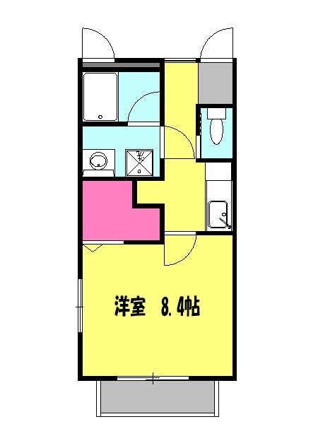 パレット39 A棟の間取り