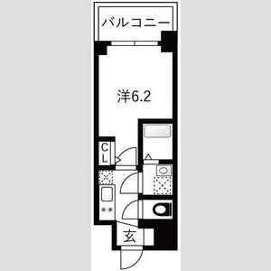 エスリードレジデンス ザ・グラン大阪福島クラスの間取り