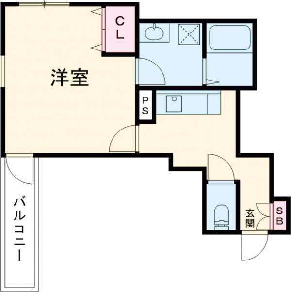 ユウパレス池上町の間取り