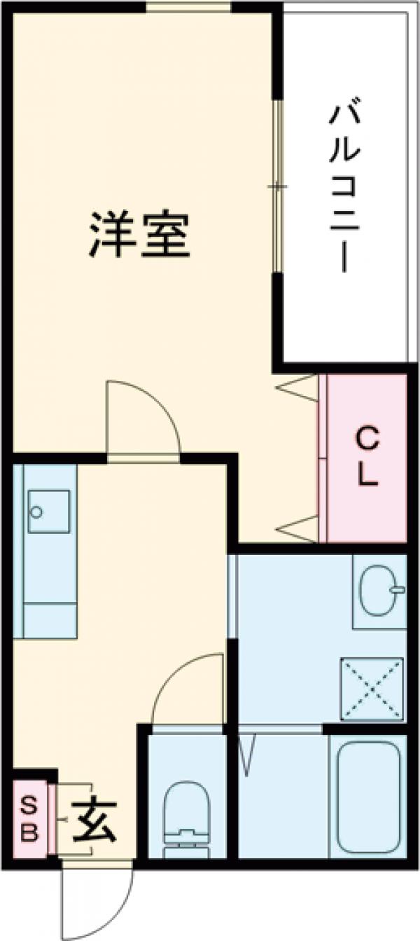 ユウパレス池上町の間取り
