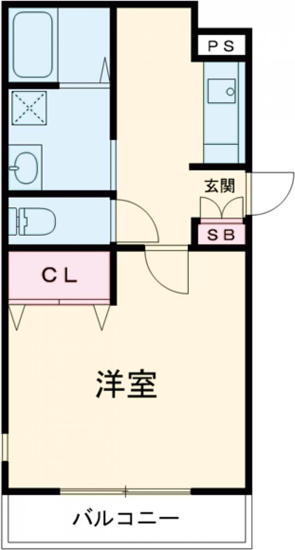 ユウパレス池上町の間取り