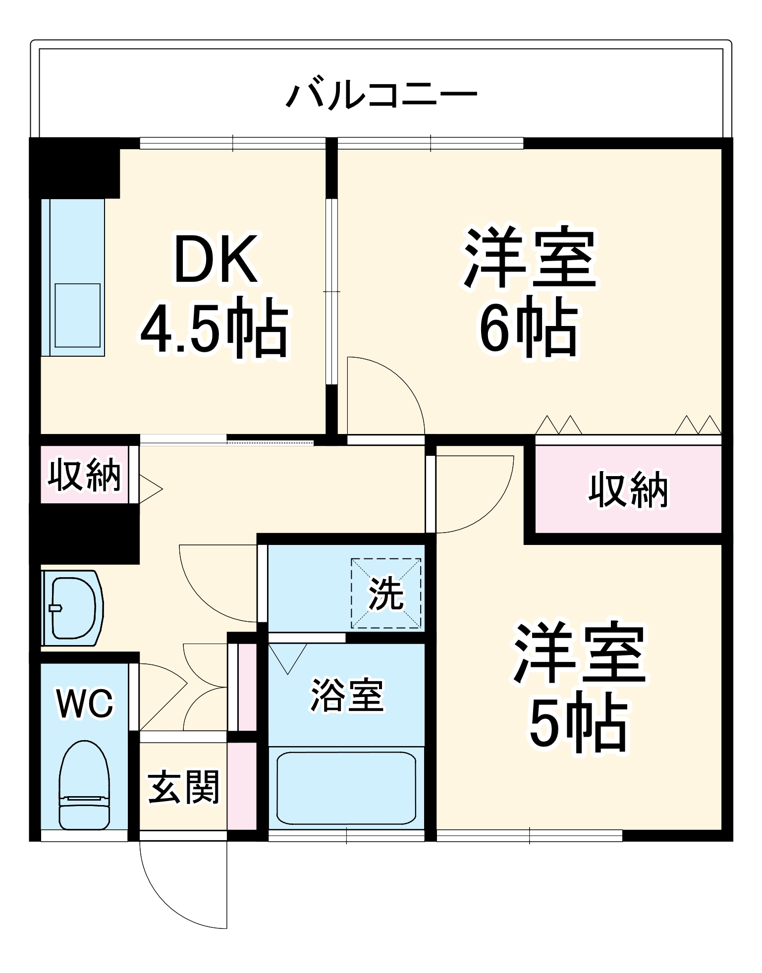谷ビルⅦの間取り