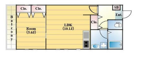 TAC RIVERの間取り