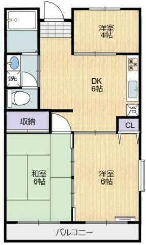 高田馬場しろがねマンションの間取り
