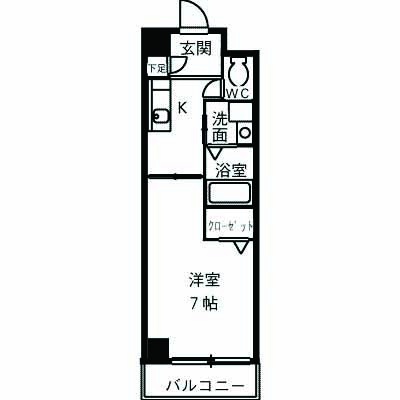 サンシティ畑江通の間取り