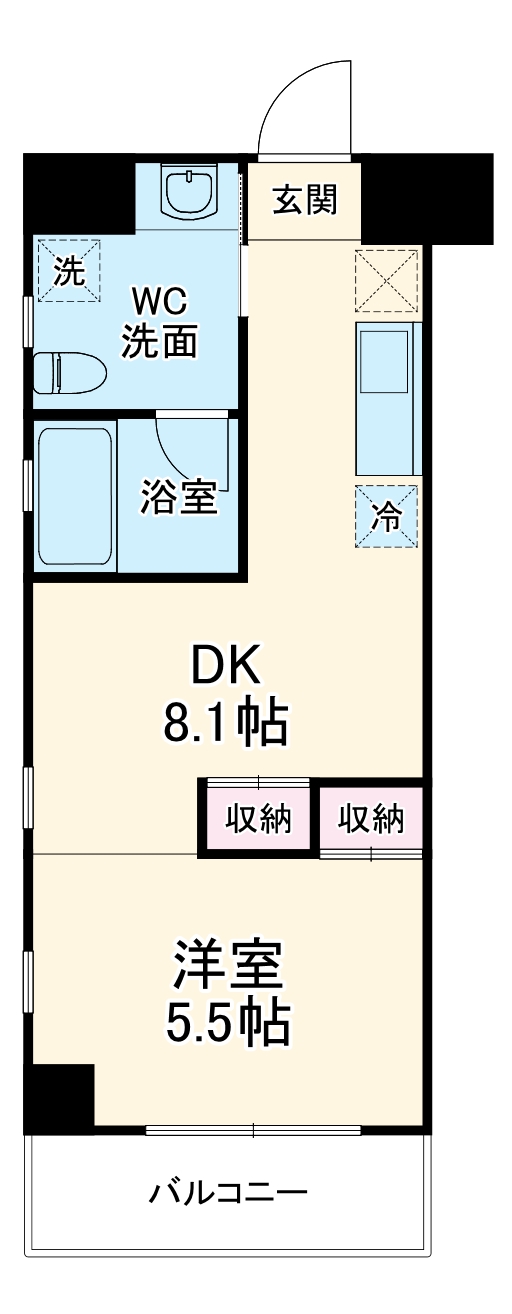 レジディア武蔵小杉の間取り