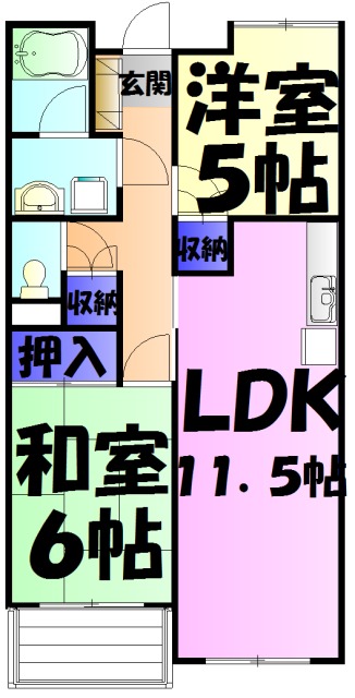 中野木フォレストの間取り