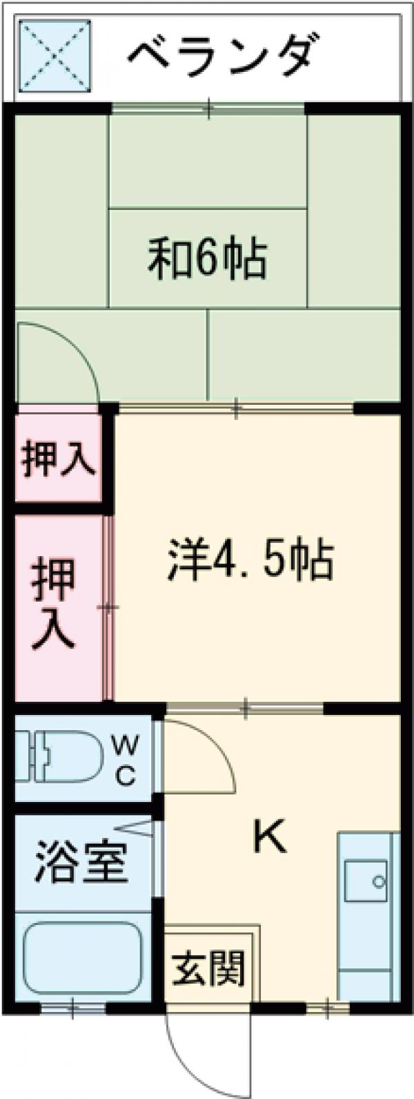 高浜マンションの間取り