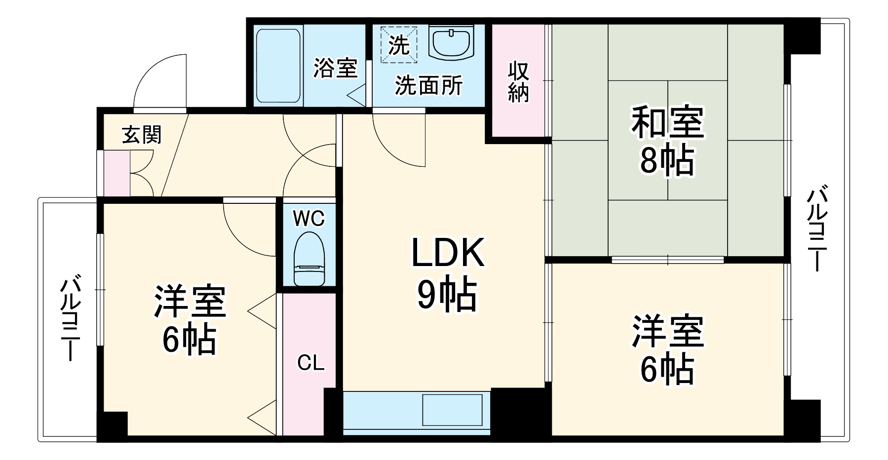 第2高社ハイツの間取り