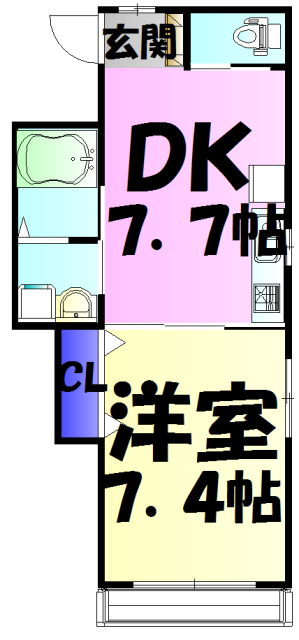 サンコート津田沼の間取り