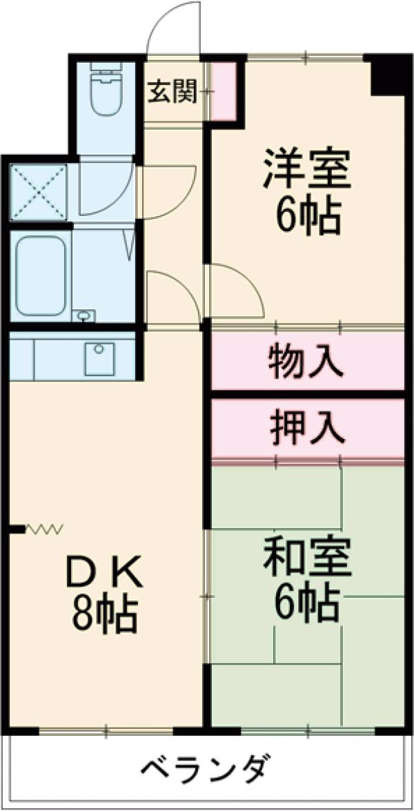 エスポワール篠崎の間取り