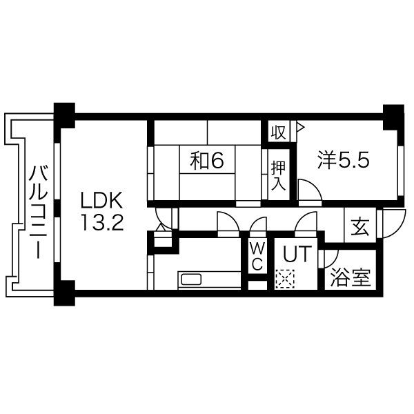 センチュリー竹谷の間取り