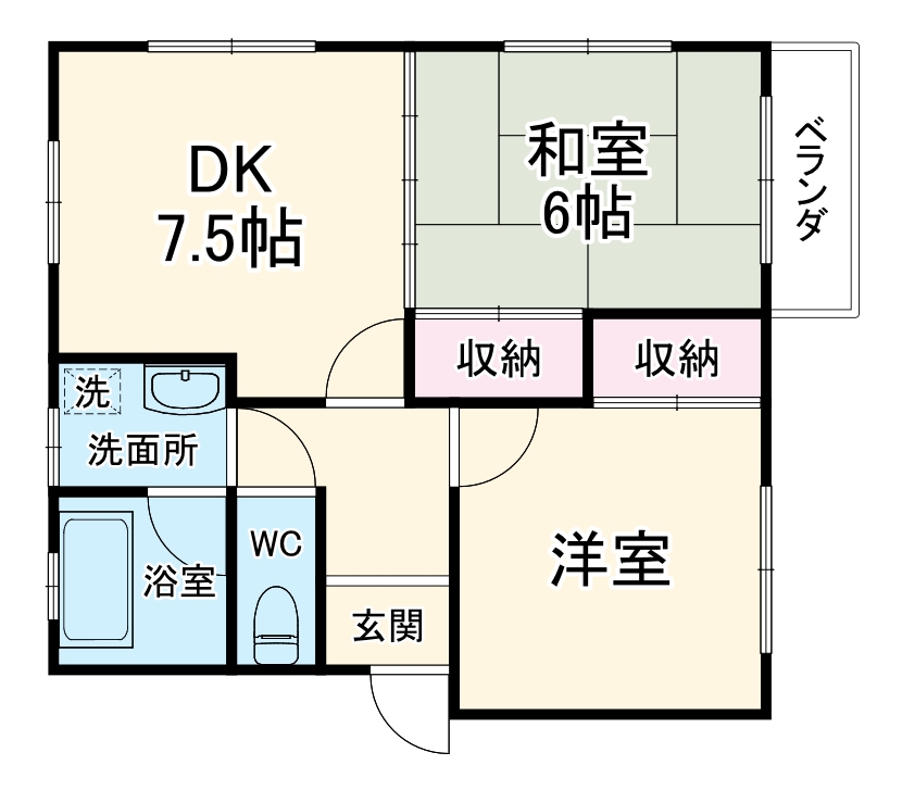 メゾン中村パートⅡの間取り