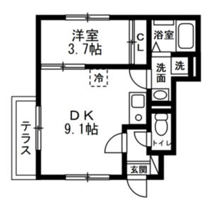 ドエル・SAWAの間取り