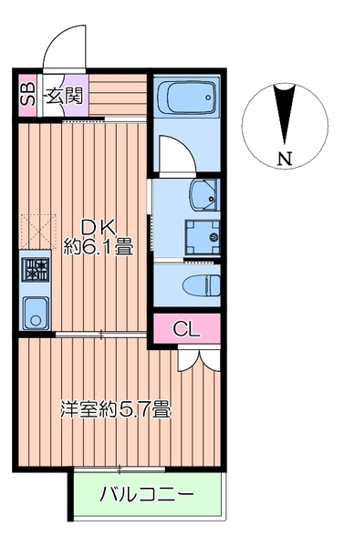 Cat Court Koganeの間取り
