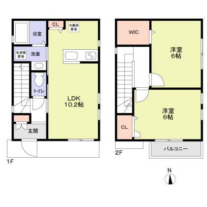 ZUSHI EASTの間取り