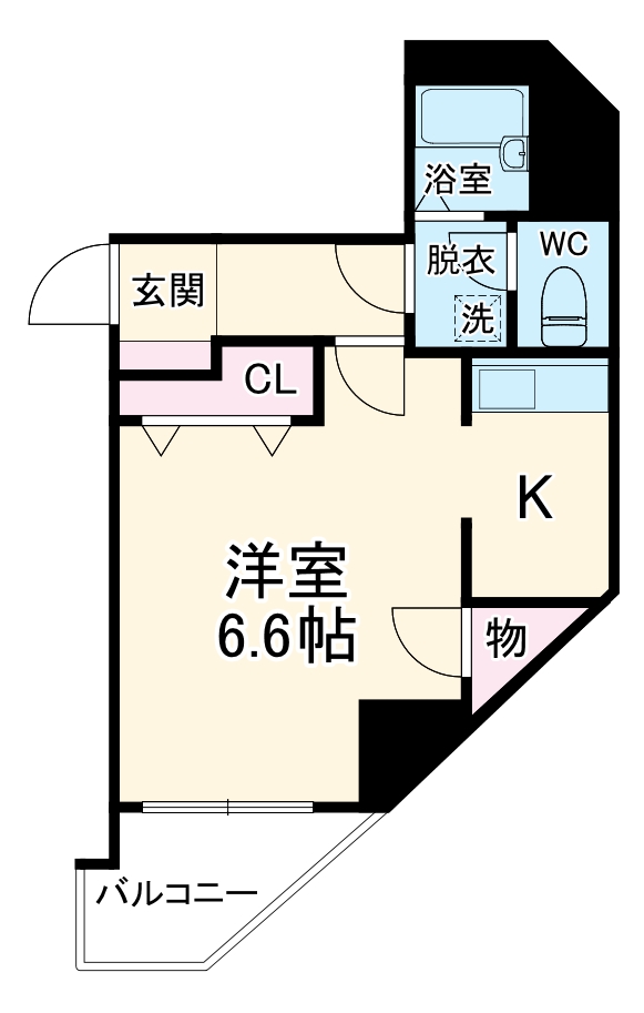 ビルクリバラの間取り