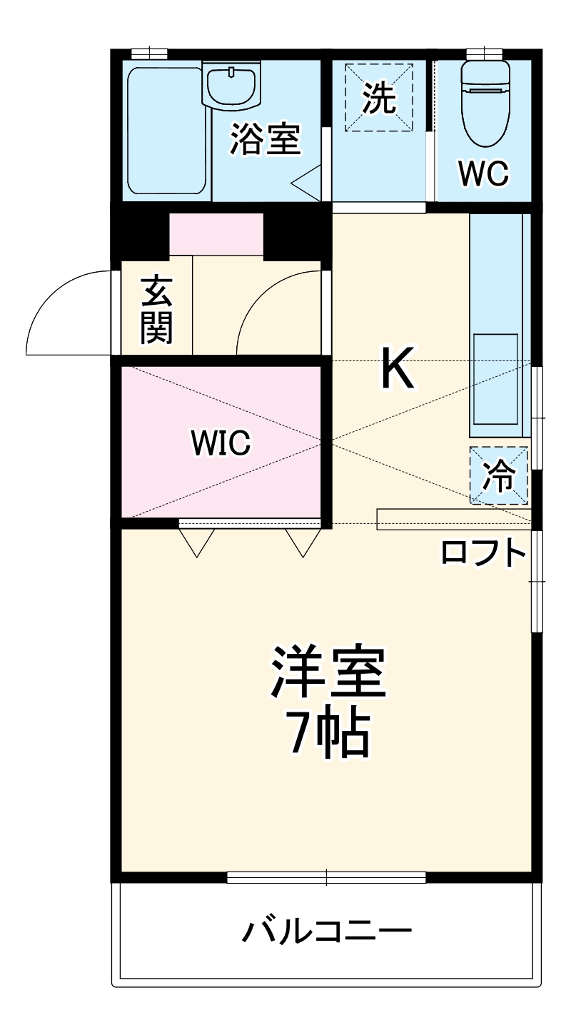 シティハイム B棟の間取り