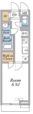 リブリ・大塚・帝京大学の間取り