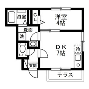 ドエル・SAWAの間取り