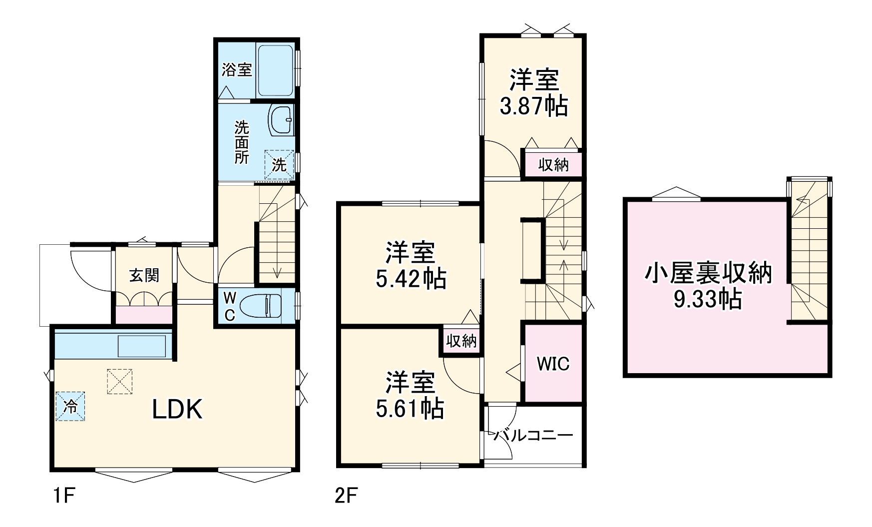船橋市芝山7丁目戸建の間取り