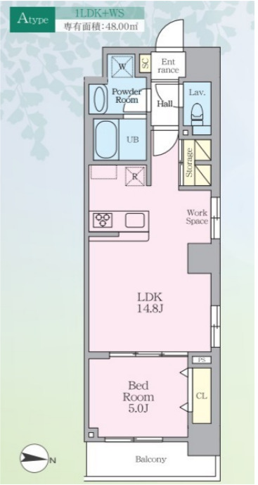 ロレーヌ東陽の間取り