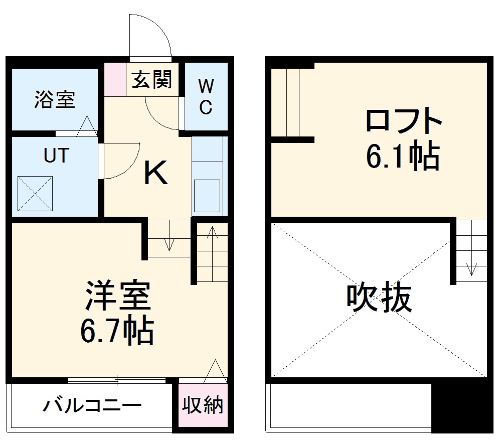 アルバーノ柴田Ferioの間取り