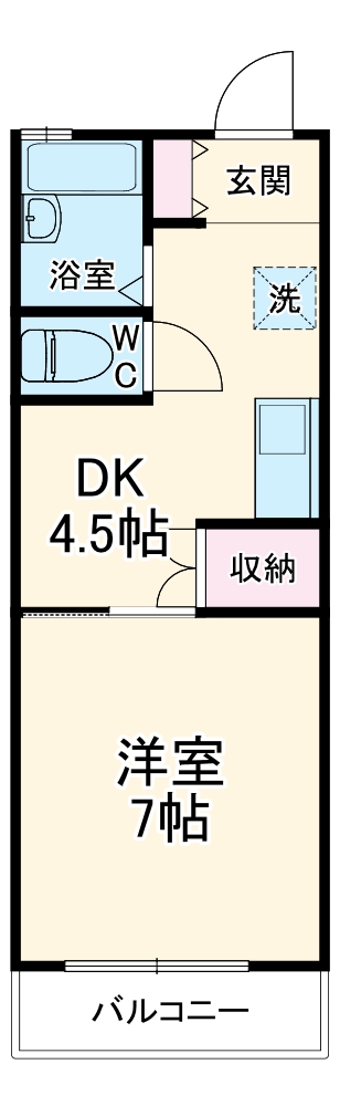 キャッスルSAGAの間取り