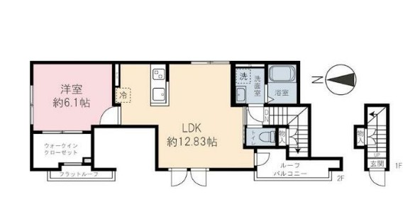 Peek-a-booの間取り