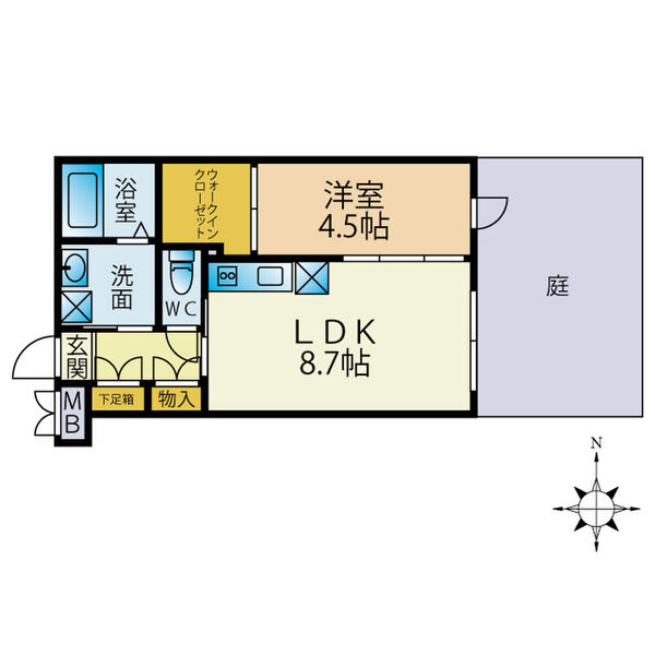 桂ドミールの間取り