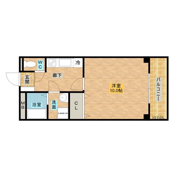 しろくまマンションの間取り