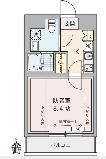 ラシクラス上井草の間取り