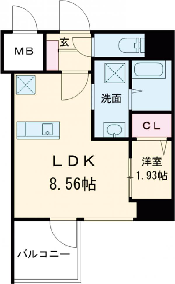 MODERN PALAZZO 平尾の間取り